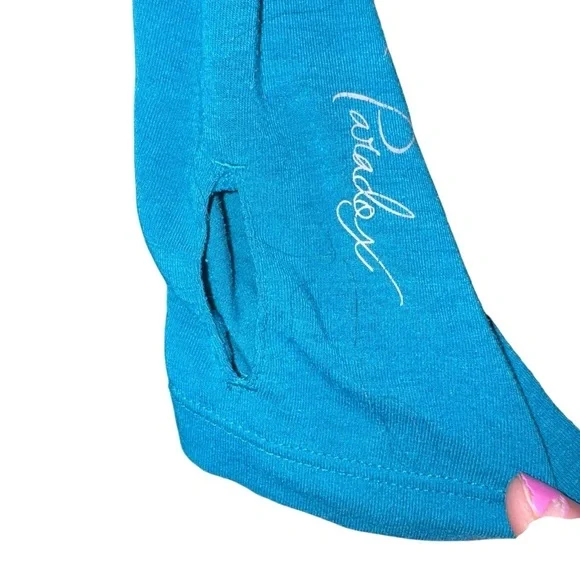 PARADOX Merino Blend Blue DriRelease Fresh Guard 1/4 Zip Shirt Base Layer Size M - Picture 4 of 11